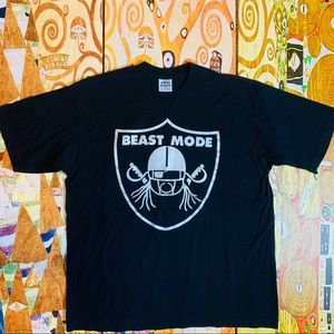 Pro Athletic Beast Mode Black Tee 2 XL, 100% Cotton